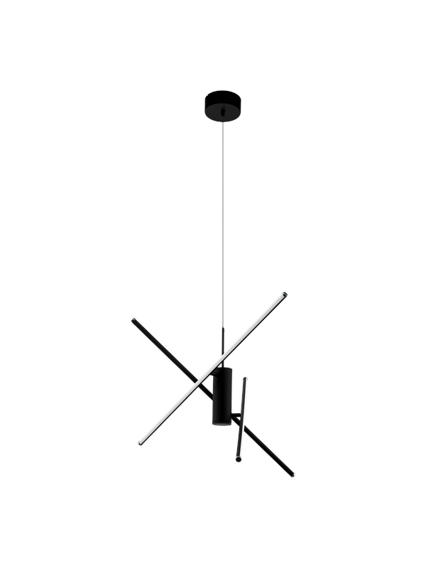 EGLO SALITRE PENDEL 4000LM Ø730 SORT
