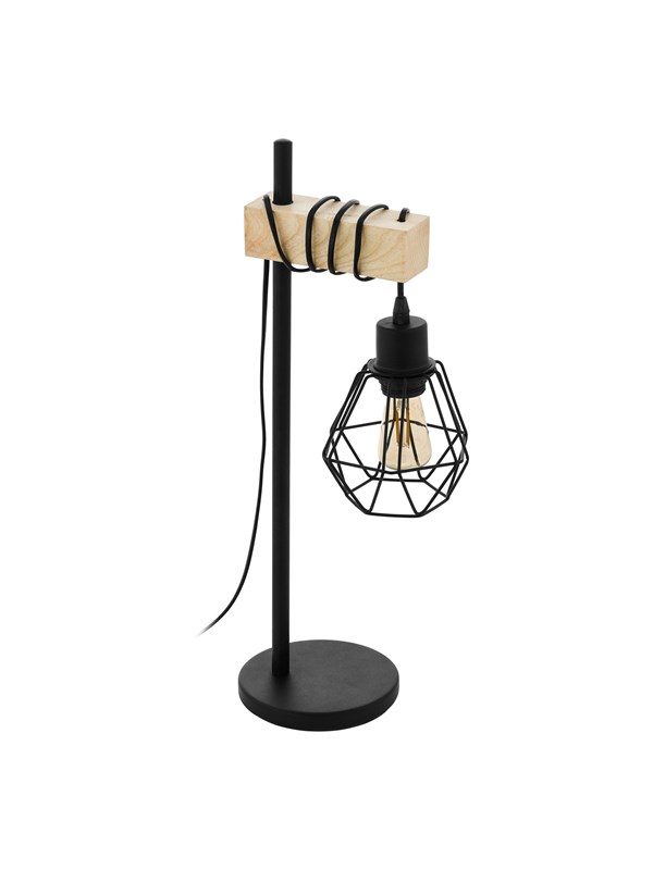 EGLO Stars of Light TOWNSHEND 5 BORD TRÆ/SORT