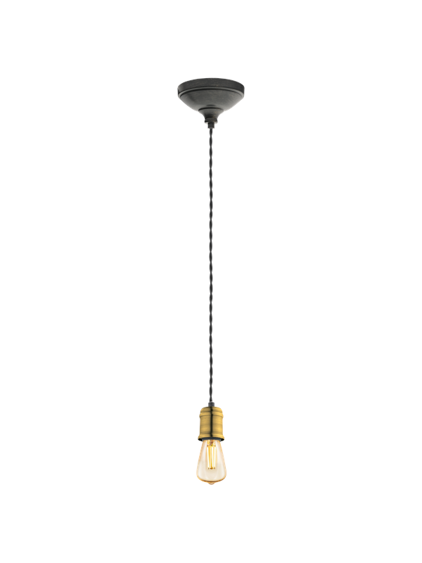 EGLO YORTH OPHÆNG E27 2M SNOET ANTIK GULD
