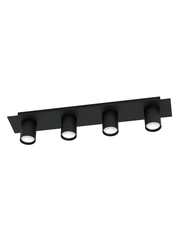 EGLO VALCASOTTO SPOTSKINNE 4XGU10 SORT