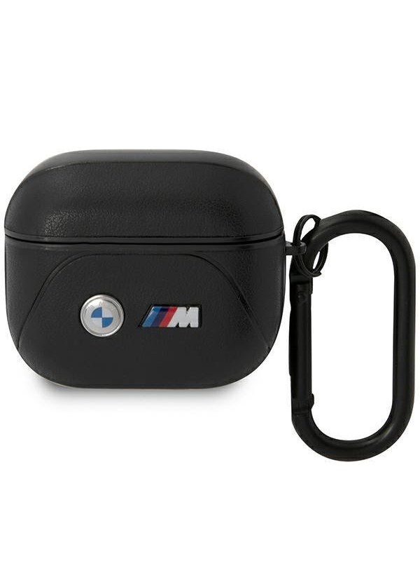 BMW BMA322PVTK AirPods 3 gen cover black/black Leather Curved Line