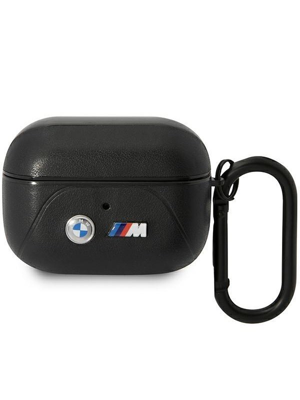 BMW BMAP22PVTK AirPods Pro cover black/black Leather Curved Line
