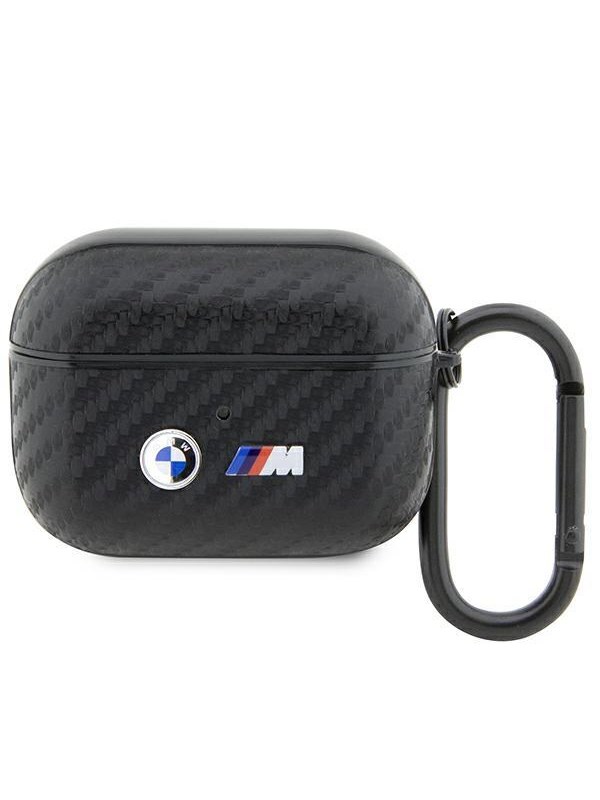 BMW BMW BMAPWMPUCA2 AirPods Pro cover czarny/black Carbon Double Metal Logo