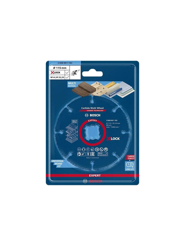Bosch Expert Carbide Multi Wheel X-LOCK cutting disc