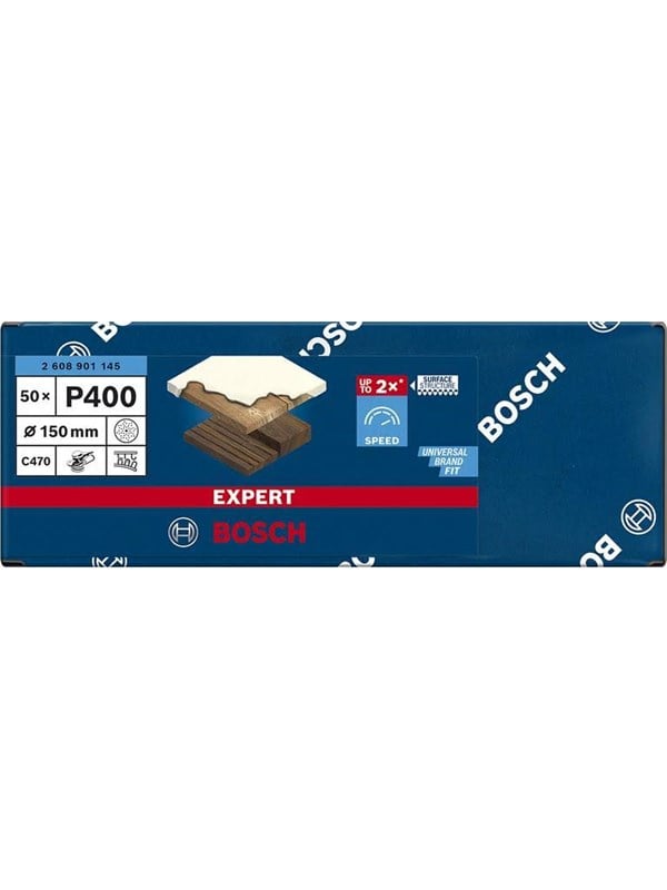 Bosch Expert C470 Sanding Discs P400 50pcs