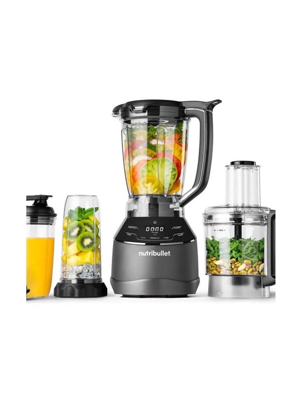 NutriBullet Køkkenmaskine NBF580B Triple Prep System - food processor - 1500 W - black
