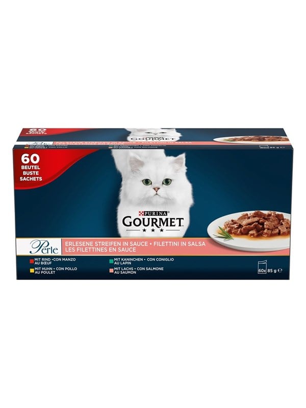 PURINA NESTLE Gourmet Perle Mix - wet cat food - 60x85 g
