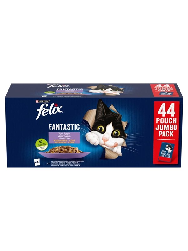 PURINA NESTLE Felix Fantastic Mix in jelly - wet cat food - 44 x 85g