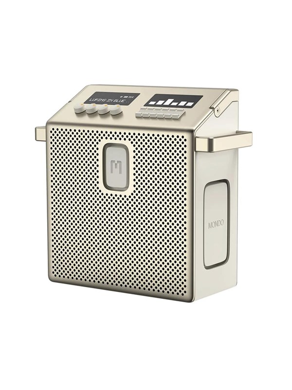 Mondo by Defunc Bluetooth Speaker Medium Silver/Greige