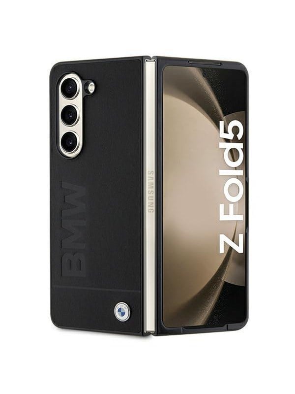 BMW Signature Logo Imprint case for Samsung Galaxy Z Fold 5 - black