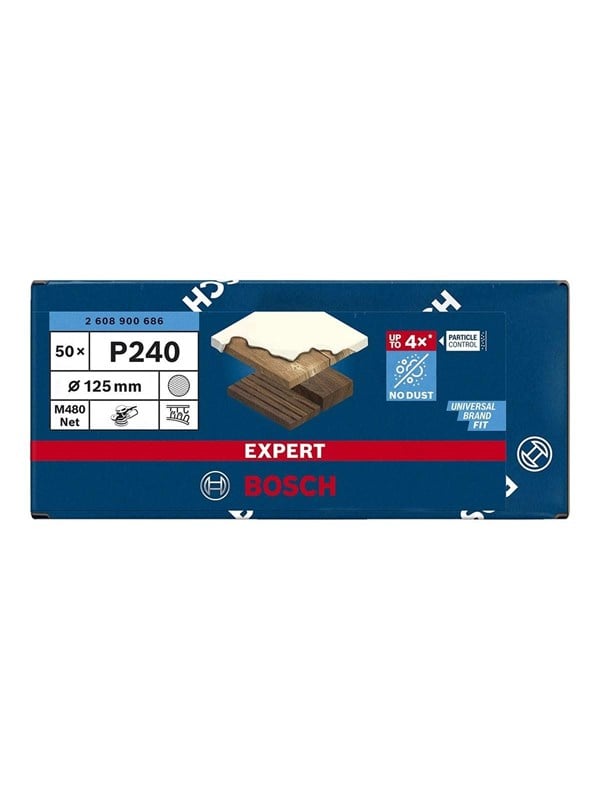 Bosch Expert M480 Net Sanding Discs P240 50pcs