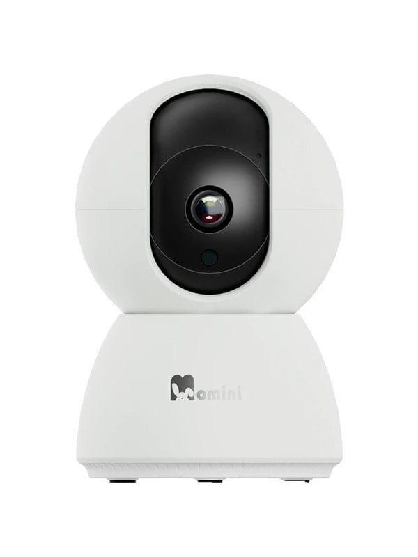 Momini KiddLok Baby Monitor with Night Light Two-Way Communication 1080p Wi-Fi White