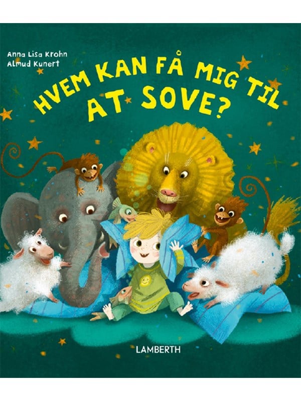 Hvem kan få mig til at sove? - Børnebog - Hardcover