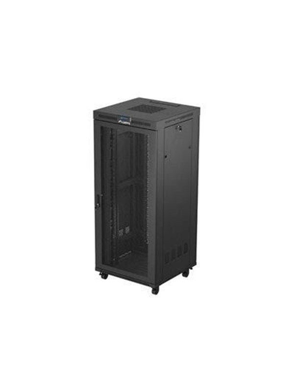 Lanberg FF01 series - rack - 800 x 800 flat pack with mesh door LCD - 37U