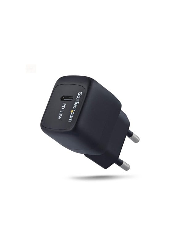 StarTech.com Startech power adapter - 5 / 9 / 15 / 20 V portable GaN - USB-C - 30 watt