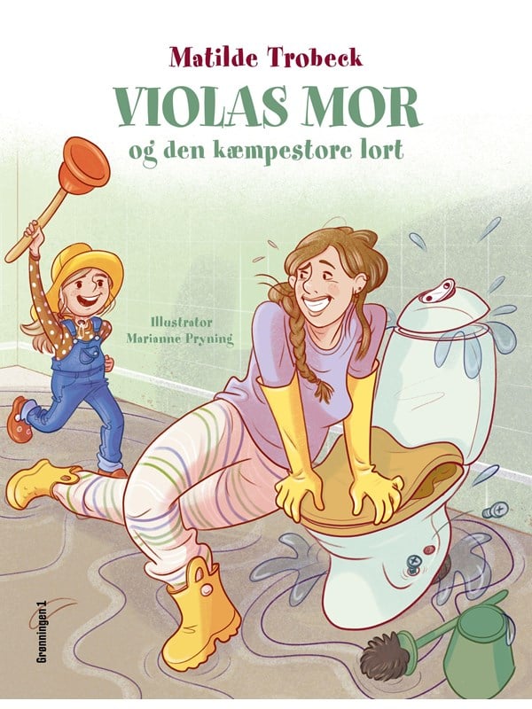 Violas mor og den kæmpestore lort - Børnebog - Hardcover