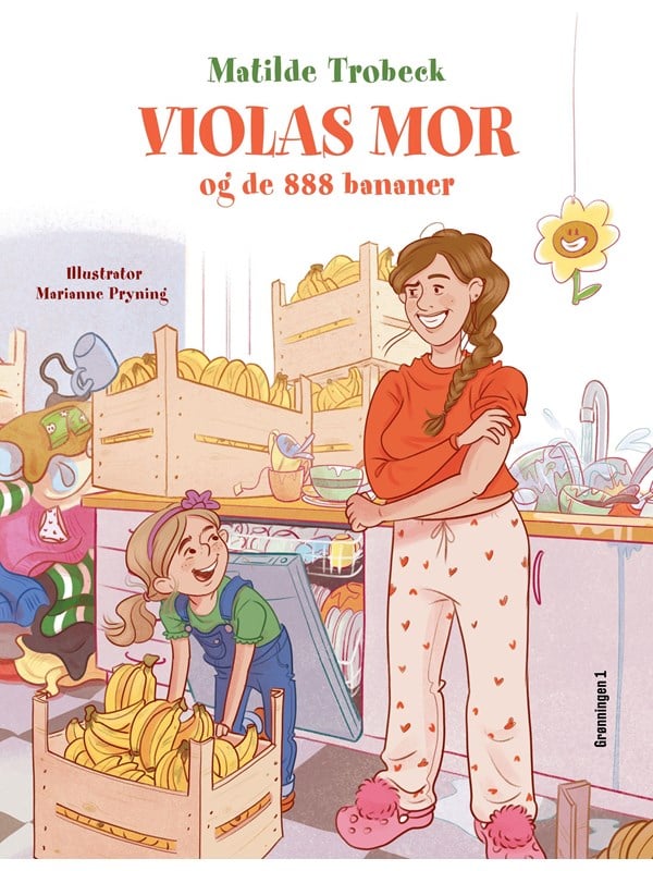 Violas mor og de 888 bananer - Børnebog - Hardcover