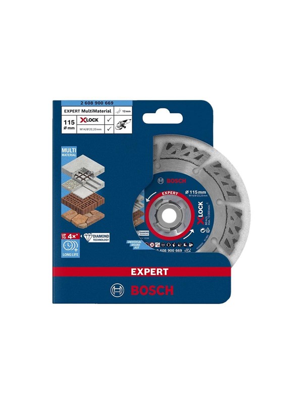 Bosch Expert Multi Material X-Lock Diamond Cutting Disc