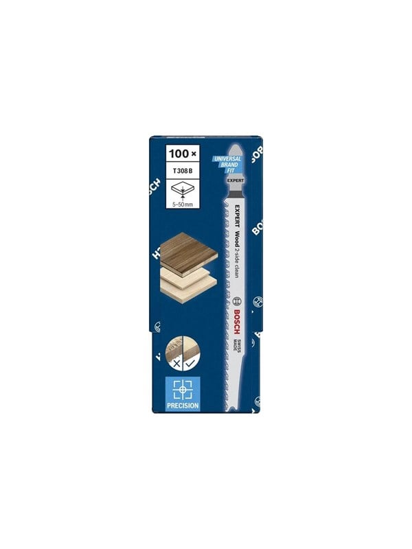 Bosch Expert Wood 2-side clean T308 B 100pcs