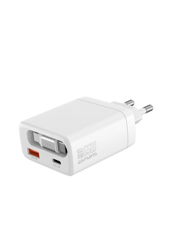 4smarts netoplader PDPlug Slim 65 W GaN Jojo, hvid