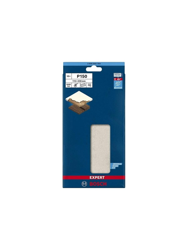 Bosch Expert M480 Sanding Sheets P150 10pcs