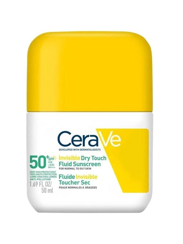 CeraVe Invisible Dry Touch Fluid Sunscreen SPF 50+ 50 ml