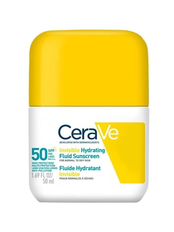 CeraVe Invisible Hydrating Fluid Sunscreen SPF 50 - 50 ml