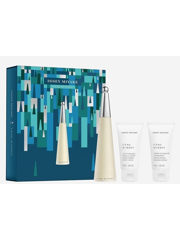 Issey Miyake L'Eau D'Issey Giftset 150 ml Edt Spray 50ml/Body Lotion 50ml/Shower Cream