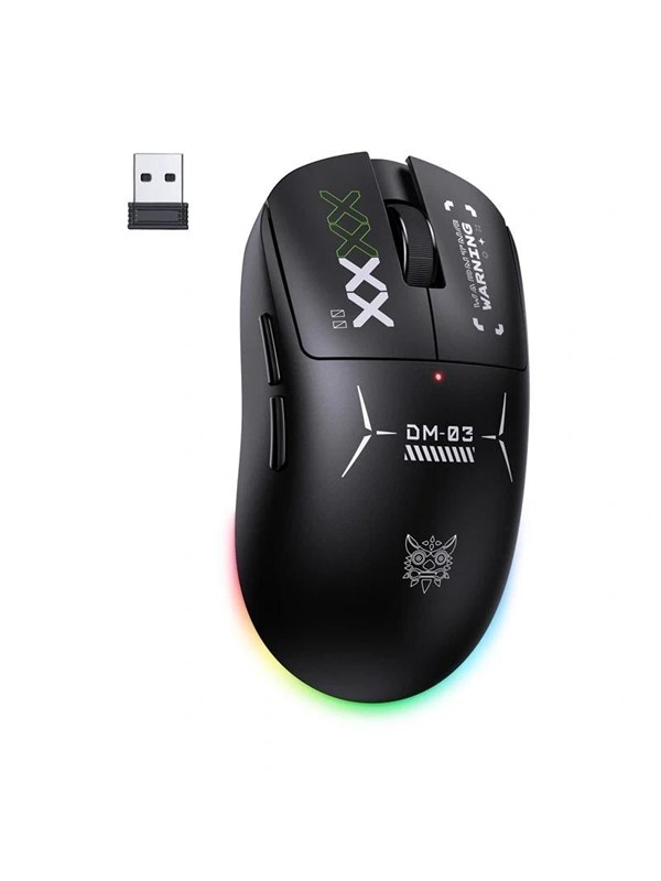 ONIKUMA DM03 RGB Gaming Mouse - Black - Mus - Sort