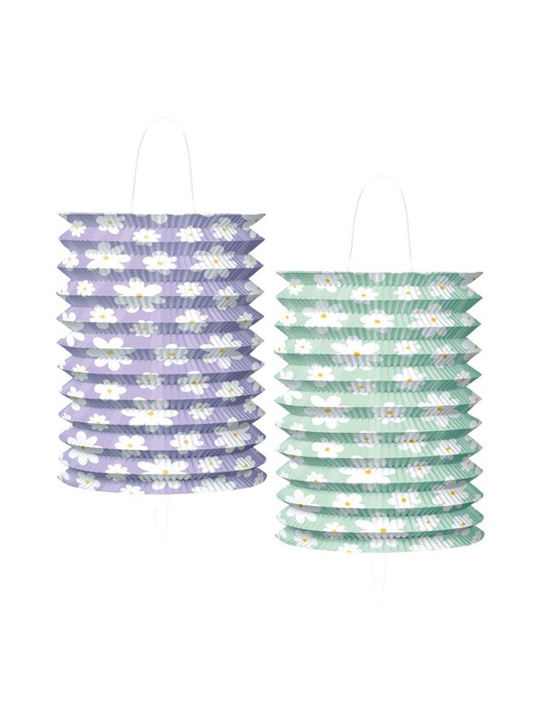 Globos Paper Lanterns 16x25cm Daisies - 2 pcs.