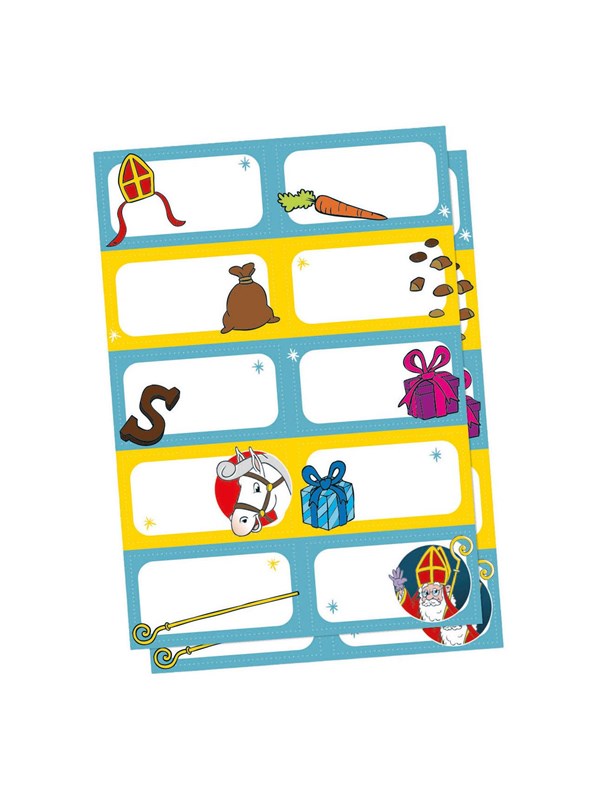 Globos Name Stickers A5 Sinterklaas - 2 pcs.