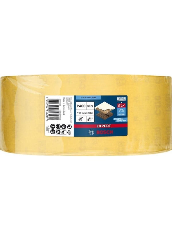 Bosch Expert C470 Sanding Roll P400 50m