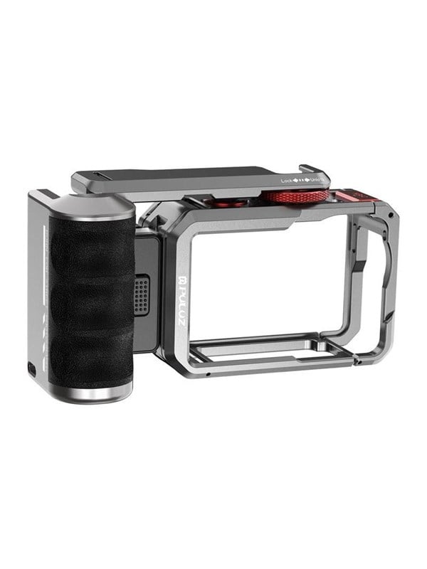 Puluz Titanium Expansion Cage with Handle for DJI Osmo Action 6