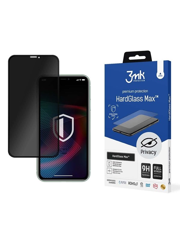 3mk 9H HardGlass Max Privacy™ Privacy Glass - iPhone 11