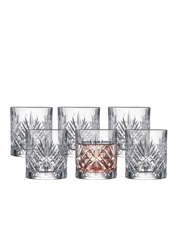 Lyngby Glas Krystal Melodia Vandglas - 23 cl - 6 stk.