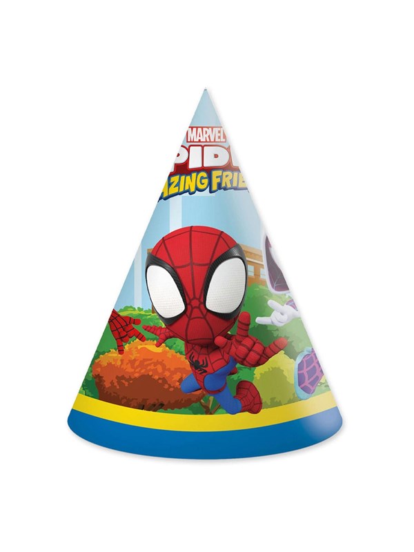 Globos FSC Spidey Paper Hats 6 pcs.