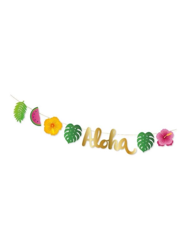 Globos Aloha Letter Garland - 2m