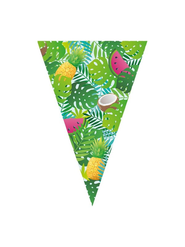 Globos Double-Sided Aloha Flag Garland - 10m