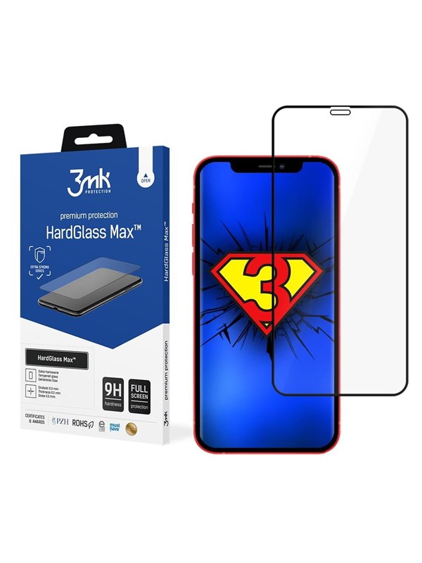3mk 9H HardGlass Max™ Glass - iPhone 12 Pro Max