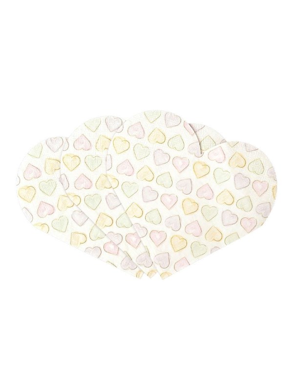 Globos Paper Napkins 33x33cm Watercolors Hearts - 20 pcs.