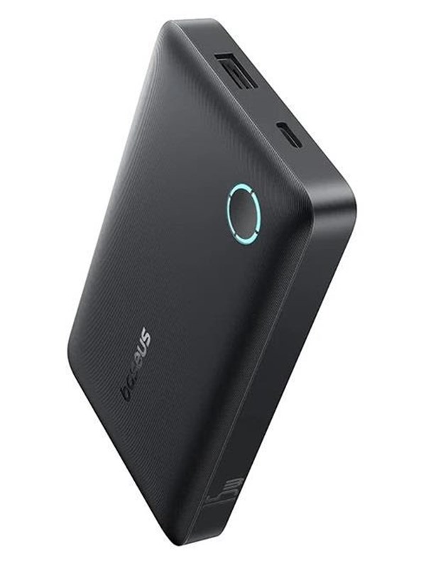 Baseus EnerFill FP11 Power Bank 10000mAh 15W (with black Simple USB-C - USB-C 20V/3A 30cm cable) - black - 10000 mAh
