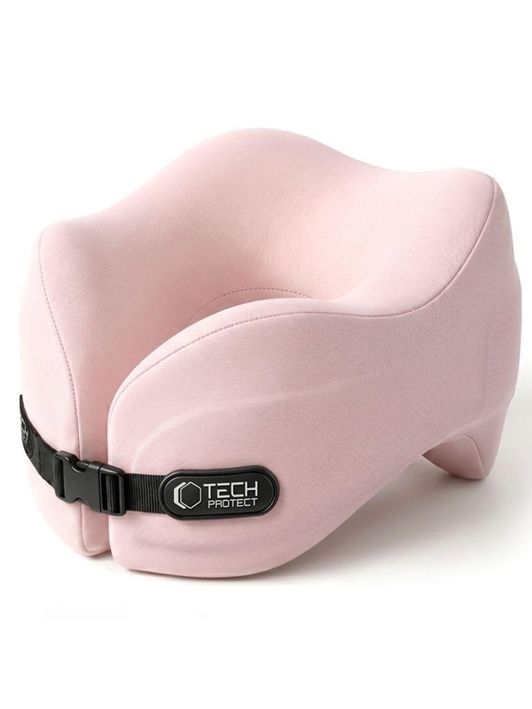 Tech-Protect ComfortRest rejsepude til nakken, pink