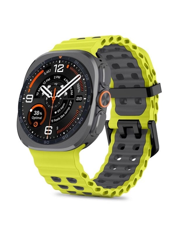 Tech-Protect Iconband Pro for Samsung Galaxy Watch Ultra/Ultra2 47mm - Lime Gray
