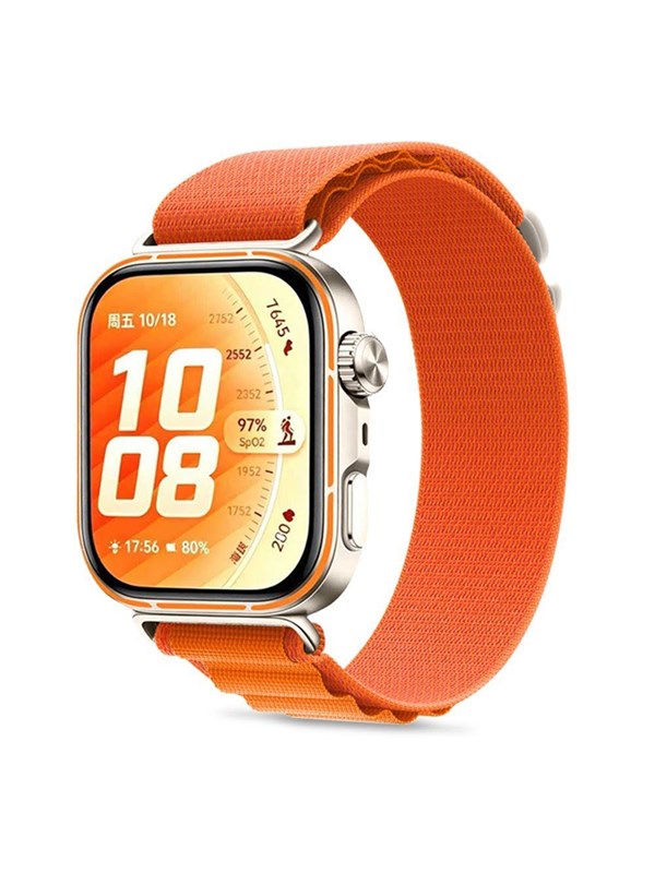 Tech-Protect Nylon Pro Strap for Huawei Watch Fit 3/4/4 Pro/5/5 Pro - Orange