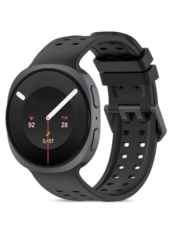 Tech-Protect Silicone Air Strap for Samsung Galaxy Watch 8/9 - 40/44/46mm - Black