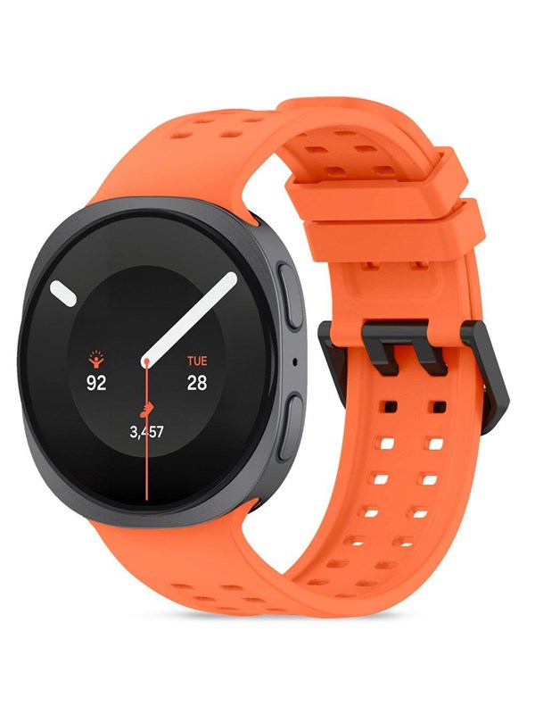 Tech-Protect Silicone Air Strap for Samsung Galaxy Watch 8/9 - 40/44/46mm - Orange