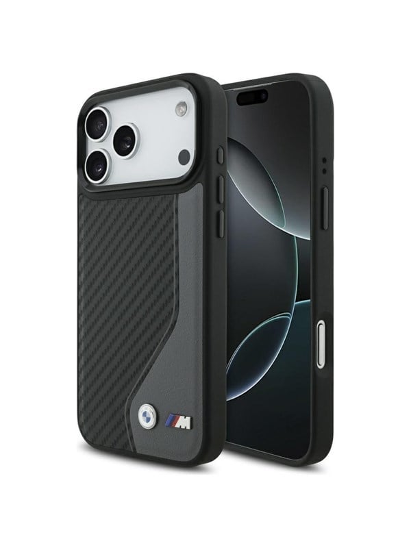 BMW M Carbon Logo MagSafe case for iPhone 17 Pro Max - graphite