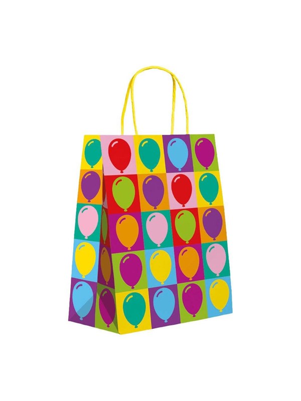 Globos Gift bags 17x8x21cm Pop Party - 6 pcs.