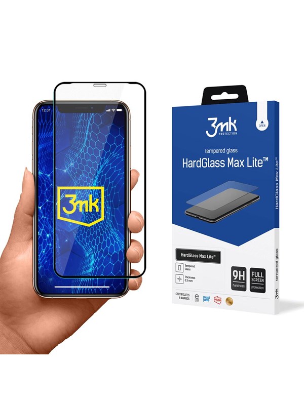 3mk 9H HardGlass Max Lite™ Glass - iPhone Xs Max / 11 Pro Max