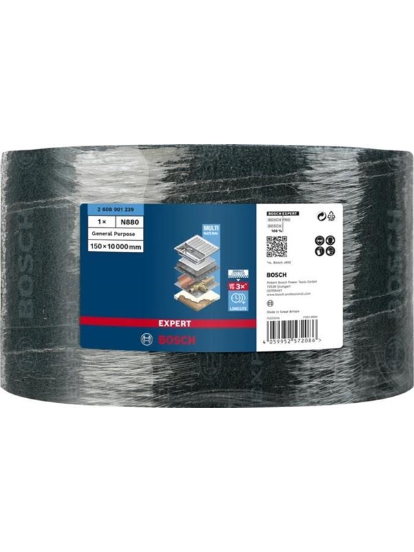 Bosch 2 608 901 239 Sanding Roll Very Fine Grit 1pc